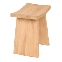 Yori Sungkai Wood Accent Stool